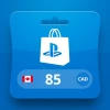 PlayStation Network CAD 85 Gift Card CA
