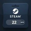 Steam Wallet MYR 22 Gift Card