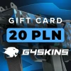 G4Skins.com Gift Card 20 PLN