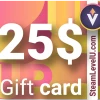 SteamLevelU 25 USD Gift Card