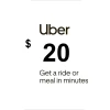 Uber USD 20 Gift Card US