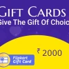 Flipkart INR 2000 Gift Card IN