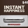 Chipotle $40 Gift Card US