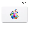 Apple $7 Gift Card US