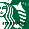Starbucks CAD 100 Gift Card CA