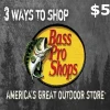 Bass Pro Shops $5 Gift Card US