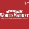 Cost Plus World Market $25 Gift Card US