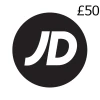 JD Sports £50 Gift Card UK