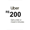 Uber R$200 BR Gift Card