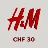 H&M 30 CHF Gift Card CH