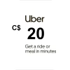 Uber C$20 CA Gift Card