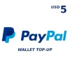 PayPal Wallet 5 USD Top Up US