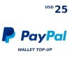 PayPal Wallet 25 USD Top Up US