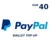 PayPal Wallet 40 USD Top Up US