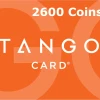 Tango 2600 Coins ($20) Gift Card