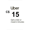 Uber C$15 CA Gift Card