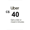 Uber C$40 CA Gift Card