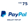 PayPal Wallet 75 CAD Top Up CA