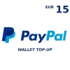 PayPal Wallet 15 EUR Top Up EU