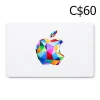 Apple C$60 Gift Card CA