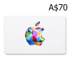Apple A$70 Gift Card AU