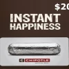 Chipotle $20 Gift Card US