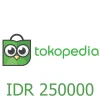 Tokopedia 250000 IDR Gift Card ID