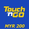 Touch n Go Wallet 200 MYR Top Up MY