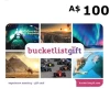 BucketlistGift A$100 Gift Card AU