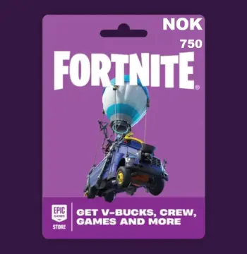 Fortnite NOK 750 PC Epic Games Gift Card NO