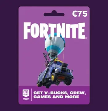Fortnite EUR 75 PC Epic Games Gift Card DE