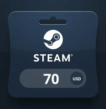 Steam Wallet USD 70 Gift Card BO