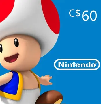 Nintendo eShop Prepaid Card C$60 CA Key