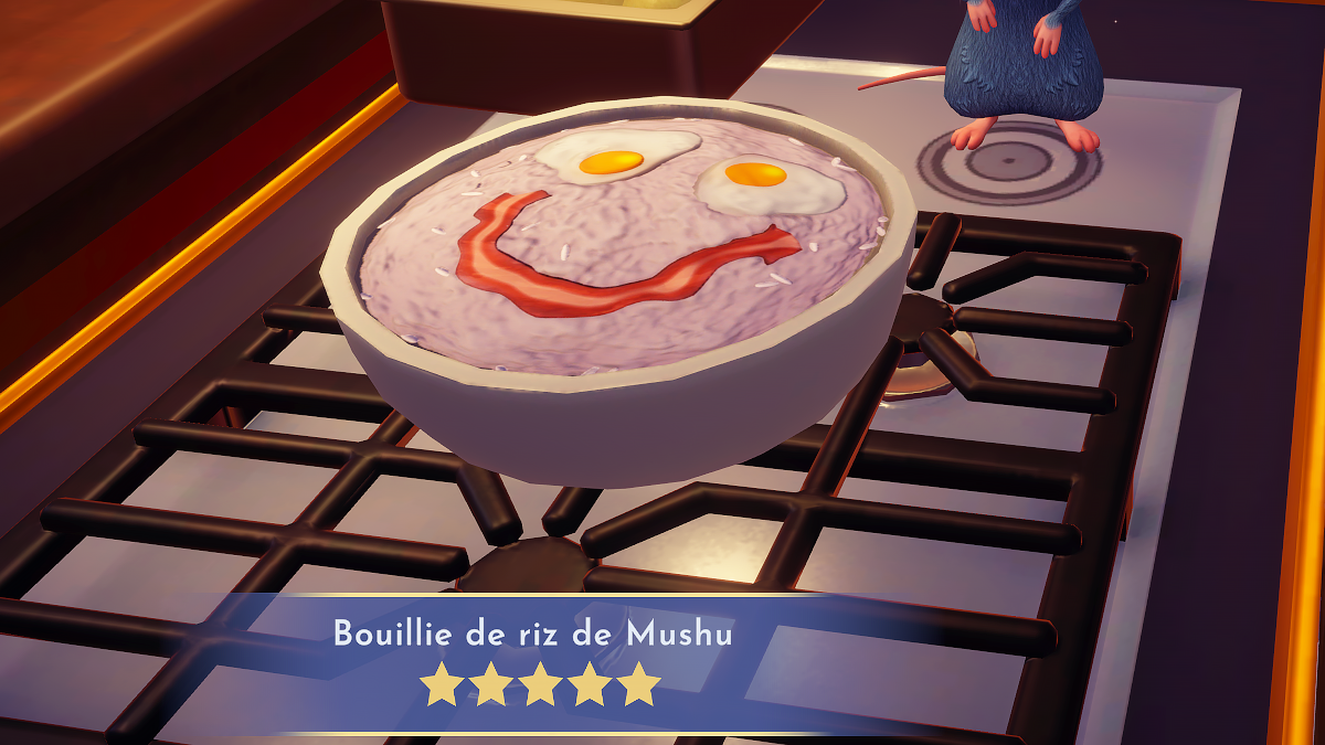 TuniGamers – Bouillie de riz de Mushu Disney Dreamlight Valley : comment préparer cette recette 5 étoiles ?