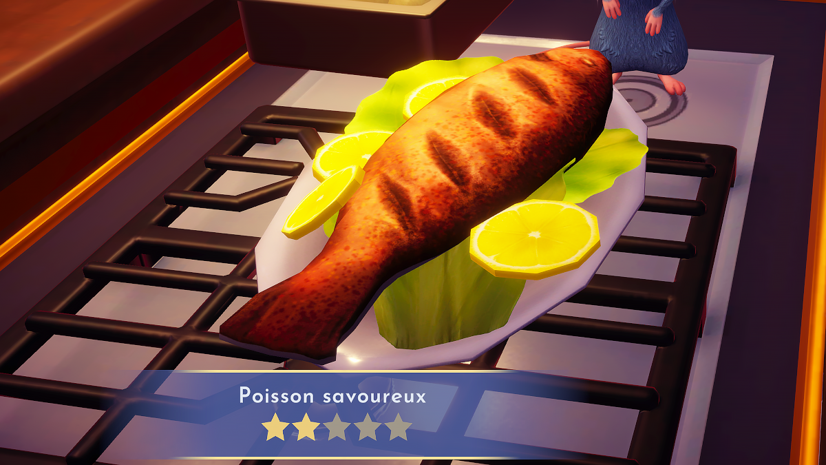 TuniGamers – Poisson savoureux Disney Dreamlight Valley : comment préparer cette recette 2 étoiles ?