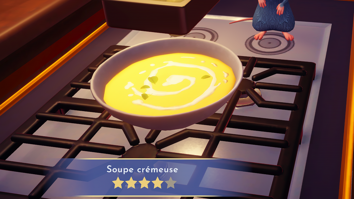 TuniGamers – Soupe crémeuse Disney Dreamlight Valley : comment préparer cette recette 4 étoiles ?