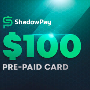 Shadowpay.com $100 Pre-paid Card