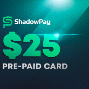 Shadowpay.com $25 Pre-paid Card