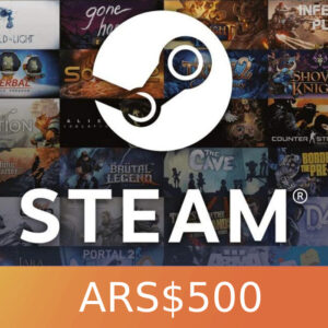 Steam Wallet Card ARS$500 Global Activation Code