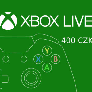 XBOX Live 400 CZK Prepaid Card CZ