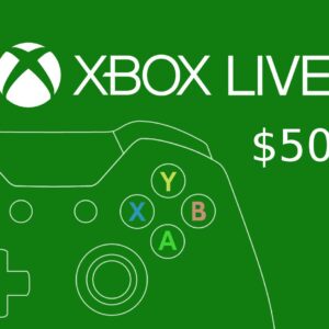 XBOX Live $50 Prepaid Card AE