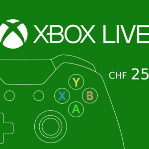 XBOX Live 25 CHF Prepaid Card CH