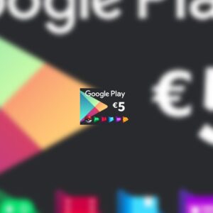 Google Play EUR 5 Gift Card FR