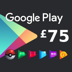 Google Play GBP 75 Gift Card UK