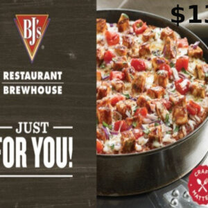 BJ's Restaurant $13 Gift Card US