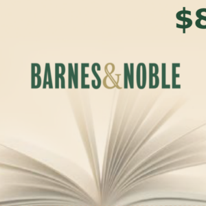 Barnes and Noble $8 Gift Card US