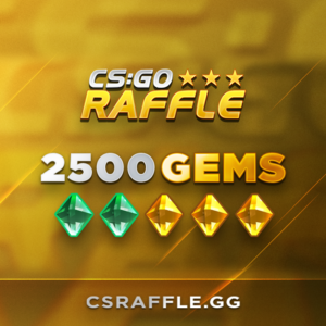CSRaffle.gg - 2500 Gems Gift Card