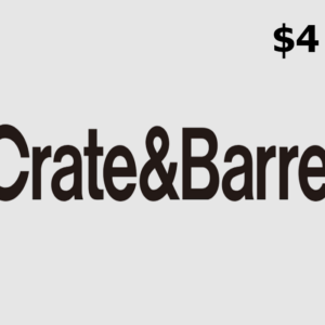 Crate and Barrel $4 Gift Card US