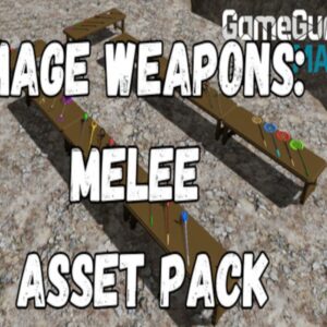 GameGuru MAX - Low Poly Asset Pack - Mage Weapons: Melee DLC PC Steam CD Key