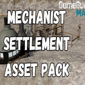 GameGuru MAX - Low Poly Asset Pack - Mechanist's Settlement DLC PC Steam CD Key